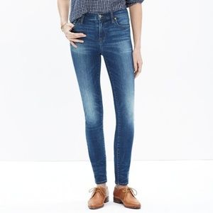 Madewell high rise skinny jeans